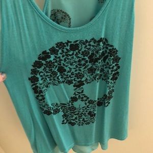 Skull tank top